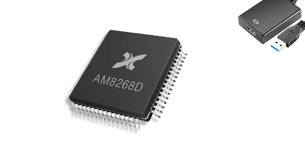 炬力北方AM8268系列AM8268N USB转HDMI多屏异显计划和AM8268D MST功效投屏器SoC
